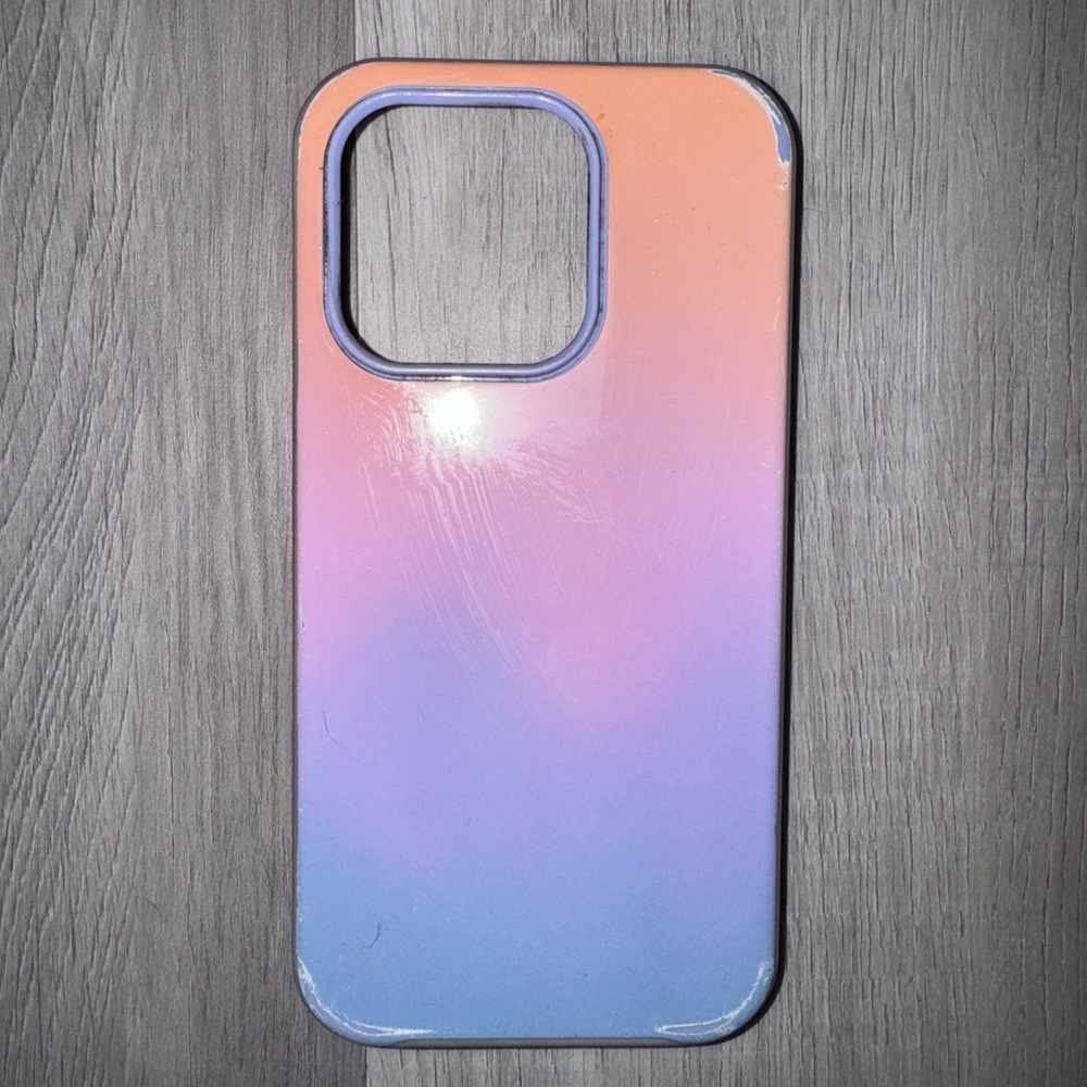 Gradient Phone Case - Orange, Pink, Blue